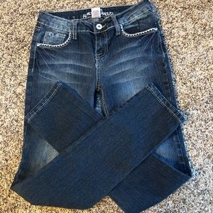 Almost Famous Distressed Skinny Jeans